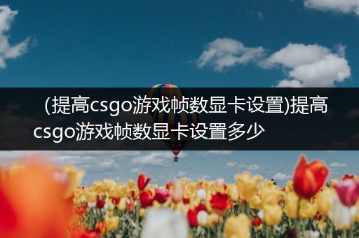 （提高csgo游戏帧数显卡设置)提高csgo游戏帧数显卡设置多少