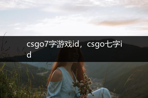 csgo7字游戏id，csgo七字id