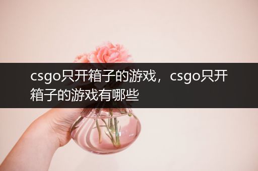 csgo只开箱子的游戏，csgo只开箱子的游戏有哪些