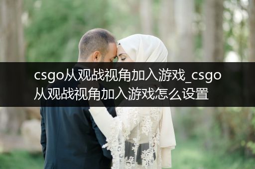 csgo从观战视角加入游戏_csgo从观战视角加入游戏怎么设置