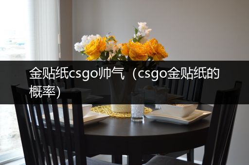 金贴纸csgo帅气（csgo金贴纸的概率）