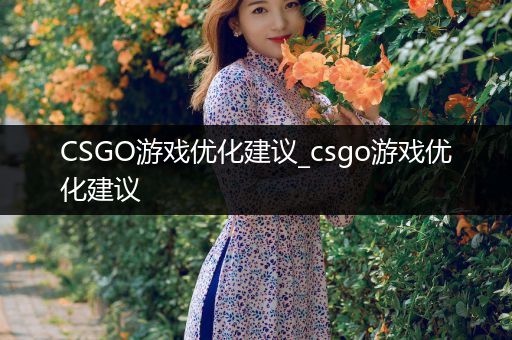 CSGO游戏优化建议_csgo游戏优化建议