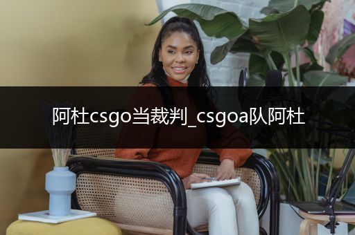 阿杜csgo当裁判_csgoa队阿杜