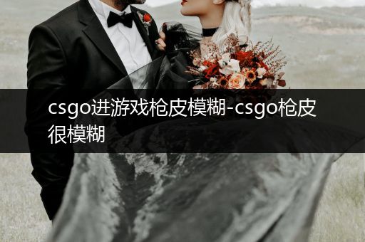 csgo进游戏枪皮模糊-csgo枪皮很模糊
