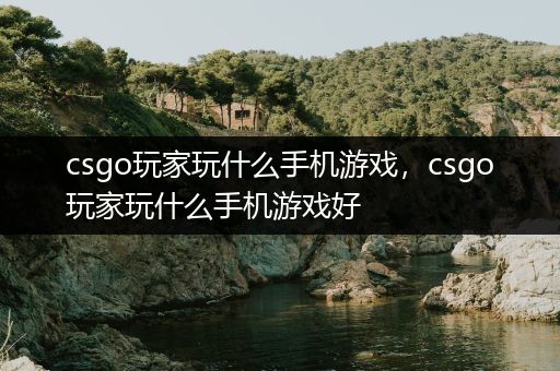csgo玩家玩什么手机游戏，csgo玩家玩什么手机游戏好