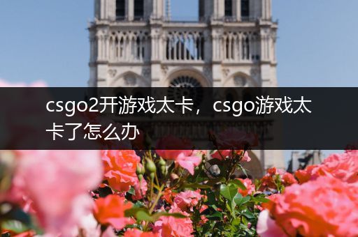 csgo2开游戏太卡，csgo游戏太卡了怎么办