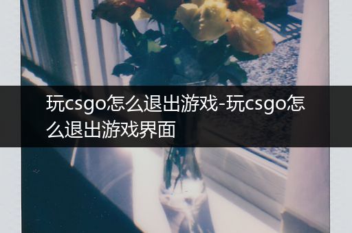 玩csgo怎么退出游戏-玩csgo怎么退出游戏界面