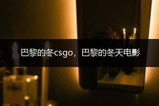 巴黎的冬csgo，巴黎的冬天电影