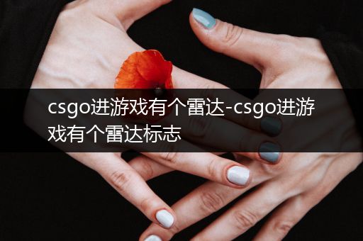 csgo进游戏有个雷达-csgo进游戏有个雷达标志
