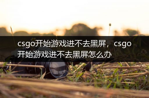 csgo开始游戏进不去黑屏，csgo开始游戏进不去黑屏怎么办