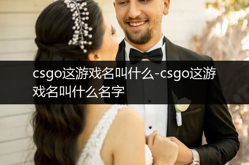 csgo这游戏名叫什么-csgo这游戏名叫什么名字