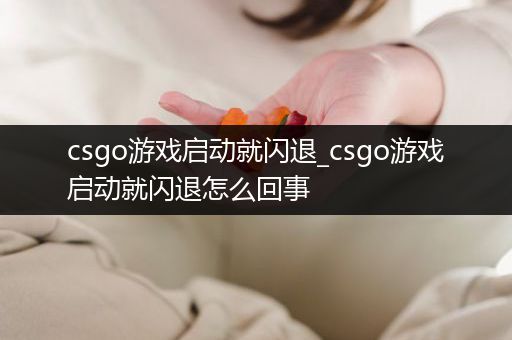 csgo游戏启动就闪退_csgo游戏启动就闪退怎么回事