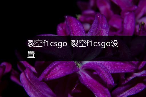 裂空f1csgo_裂空f1csgo设置