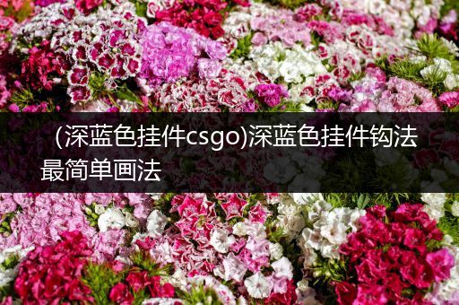 （深蓝色挂件csgo)深蓝色挂件钩法最简单画法