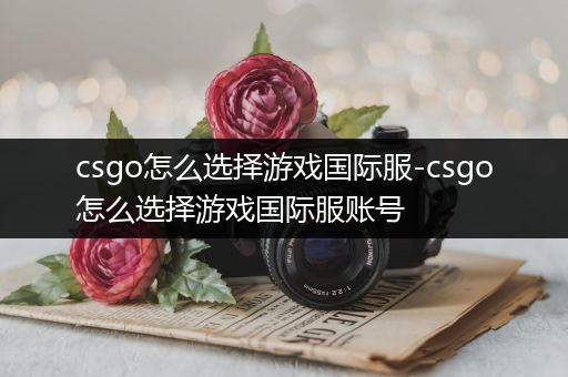 csgo怎么选择游戏国际服-csgo怎么选择游戏国际服账号
