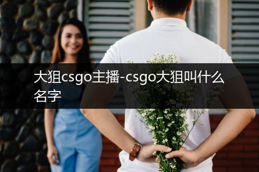 大狙csgo主播-csgo大狙叫什么名字