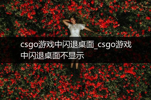 csgo游戏中闪退桌面_csgo游戏中闪退桌面不显示