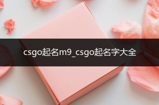 csgo起名m9_csgo起名字大全